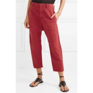 Nili Lotan Luna Pants Sunkissed Red Size 6